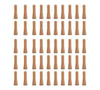 ANKROYU Plume plumer les doigts 50 pièces de haute qualité en caoutchouc poulet plumeur doigts volaille épilation bâtons pour machine plumeuse automatique canards oies pigeons 93x2 (Rose jaunâtre)