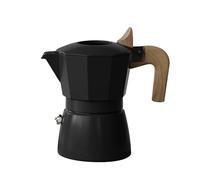 ANKROYU Poêle professionnelle Portable à Double vannes, cafetière électrique de Style Vintage en alliage d'aluminium pour Camping en plein air (Noire)