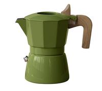 ANKROYU Poêle professionnelle Portable à Double vannes, cafetière électrique de Style Vintage en alliage d'aluminium pour Camping en plein air (Verte)