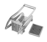 ANKROYU -pommes de terre professionnel en acier inoxydable, hachoir à légumes avec 2 lames, outil de cuisine robuste antirouille pour la préparation de restauration rapide, 25 x 11