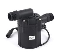 ANKROYU Pompe à eau sans balais DC24V Pompe submersible ultra silencieuse 1500L H 12m avec contrôle de vitesse PWM pour système solaire hydroponique d'aquarium Boîtier en nylon ABS