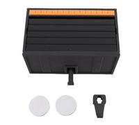 ANKROYU Porte-clés mural en PLA style garage de voiture avec portes interactives, organisateur de clés à double fonction et entrée décorative, essentiel pour les amateurs de voitur (UNE)