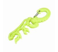 ANKROYU Porte-tuyaux BCD avec Boucle à Clip, Organisateur de Tuyau de plongée PP en Acier Inoxydable, Pince à Tube Rotatif à 360 ° pour stabilisation de la jauge de régulateur, acc (Jaune)