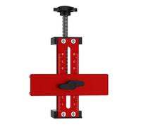 ANKROYU Positionneur d'installation de porte d'armoire en alliage d'aluminium, outil de gabarit de montage de porte d'armoire réglable multifonctionnel pour une installation facile