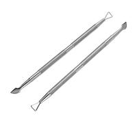 ANKROYU Poussoir à Ongles à Double Tête En Acier Inoxydable, Outil De Retrait De Vernis à Ongles, Coupe-ongles, Grattoir à Gel, éplucheur, Outil De Manucure, Nettoyeur De Cuticules Pour Ongles Et Ort