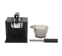 ANKROYU Presse-agrumes manuel Presse-fruits manuel en acier inoxydable 304 avec conception à levier et double filtre pour une utilisation en cuisine à domicile Outil de jus durable