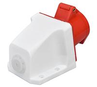 ANKROYU Prise de sortie industrielle, connecteur d'alimentation CEE, monté en Surface rouge, matériau PC en laiton IP44, pour atelier, Camping, utilisation en extérieur (HR-114)
