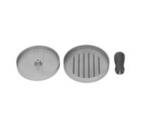 ANKROYU Professional Hamburger Press Patty Maker Aluminum Alloy Non Stick Burger Mold Uniform Pressure Detachable Design for Home Kitchen BBQ Camping 12cm Diameter Safe