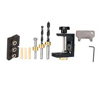 ANKROYU Professionnel 3 po Doweling Kit Kit en aluminium Guide de forage en bois avec des morceaux de forage de 8 mm de 15 mm 15 mm pour un positionnement du bois précis et des tâc (Style B)