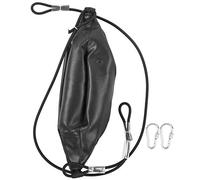 ANKROYU Punching Punching Ball PU Pu En cuir Boîte Muay Thai Training Equipment For Speed Précision Fitness Home Gym Exercice 180 cm Hauteur 350g Poids (Noir)