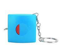 ANKROYU PVC Mini ruban rétractable Auto rétractable Mesure du corps Tailor Couture Craft Tissu de mesures avec une commande de bouton Contrôle des numéros de lecture faciles pour l (Bleu)