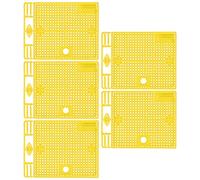 ANKROYU Queen Bee Cage 5pcs Reine Isolateur Reine introduisant la Cage pour l'apiculture en Cas de Plastique Durable en Toute sécurité 14.5x13cm (Jaune)
