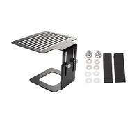 ANKROYU Rack de gamme de machine à café en acier inoxydable hauteur réglable solide étagère de pesage pour les cafés expresso baristas et amateurs de brassage à domicile (Noir)