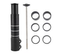 ANKROYU Rallonge de Tige de vélo 180 mm réglable en Alliage d'aluminium, Extension de Fourche de vélo pour VTT, Extension de Hauteur, légère et Durable