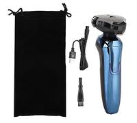 ANKROYU Rasoir Électrique Imperméable, 4D Intelligent 3 Têtes Rotatif Barbe Rasoir, Rasoir Rechargeable pour Hommes pour L'eau et La Poussière pour Un Usage Domestique