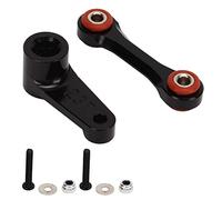 ANKROYU RC Servo Horns Set Aluminium Alloy Easy Remplaçable 23T RC Servo Hornes Pigne de vitesse de direction pour 1/7 1/8 (Noir)