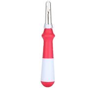 ANKROYU Récoule de couture professionnelle Ripper Remover en acier inoxydable Remover Ergonomic Great pour le retrait de fil rapide Protection de tissu Home Tailoring Crafting Tool (Rouge)