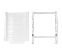 ANKROYU Réfrigérateur Rack De Stockage Tiroir Étagère Conteneur Organisateur Blanc PP Matériel 25x19.5x9cm pour Réfrigérateur Stockage Des Aliments Organiser Fruits Légumes Oeufs