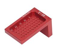 ANKROYU Règle de calibrage croisé pour le travail du bois, outil de mesure de marquage de type L en alliage d'aluminium pour un marquage parallèle précis et un positionnement des t