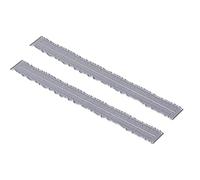 ANKROYU Règles de courbe en métal en acier au carbone matrice de découpe gaufrage ensemble d'outils de pochoir pour bricolage artisanat scrapbooking décoration d'album 21,3 cm 2 pi