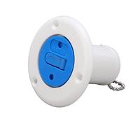 ANKROYU Remplisseur d'eau pour Bateau Remplisseur d'eau de Pont en ABS de qualité Marine, Trappe de Remplissage d'eau résistante à la Rouille pour Yacht, Camping-Car et Bateaux Marins, (ABS Blanc)