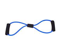 ANKROYU Résistance Stretch Stretch Band Training Corde Tube Tourne Exercice de fitness pour le gymnase de yoga adapté aux hommes et aux femmes Portable Force Training bleu noir jau (Bleu)