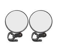 ANKROYU Rétroviseur De Vélo, Rétroviseur De Scooter électrique, Rétroviseur De Vélo Réglable à 360 °, Rétroviseur De Guidon De Vélo Rond Grand Angle pour Fauteuil Roulant, Vélo, Usage Domestique
