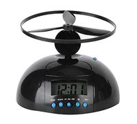 ANKROYU Réveil Portable, Mini Réveil, Horloge Numérique, Réveil Rond, Horloge Volante, Réveil LCD, Réveil Fantaisie pour la Maison