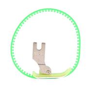 ANKROYU Ring Roller Presser Foot, Pied Presseur de Bague, Pied Presseur à Rouleau Côté Gauche et Côté Droit, Accessoire pour Machine à Coudre, Pour Couture de Tissus Circulaires et Courbes