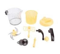 ANKROYU Robot culinaire manuel 2500 ml, aide de cuisine multifonctionnelle silencieuse avec panier filtrant, hachoir à viande à trois vitesses, hachoir à légumes pour une cuisine s
