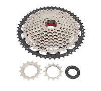 ANKROYU Roue de cassette de vélo à 10 vitesses 12 50T en alliage d'aluminium ultra léger conception creuse volant d'inertie de vélo lisse et silencieux pour vélos de route de mont