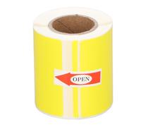 ANKROYU Rouleau de papier pour imprimante thermique, 50 mm x 30 mm, résistant à l', étiquettes unies durables pour imprimantes thermiques, aucune encre requise, convient pour les v (Jaune)