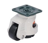 ANKROYU Roulette de nivellement robuste de 40 mm à hauteur réglable, capacité de charge élevée de 2 200 LBS, pour équipements industriels, meubles, établis, construction en caoutch