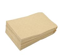 ANKROYU Sacs de graines en papier kraft 100 pièces enveloppes de stockage auto-adhésives robustes pour emballage de graines de légumes de blé maïs riz papier kraft brun naturel dur (Adhésif 9 * 13)