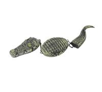 ANKROYU Sculpture réaliste d'alligator Flottant réaliste pour la décoration de Piscine d'étang de Jardin matière Plastique Durable caractéristique d'eau extérieure de 32,9 Pouces d