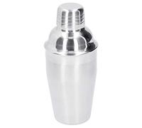 ANKROYU Shaker à cocktail professionnel de 350 ml, outil de mélange de barman en acier inoxydable pour Bar à usage domestique, couleur argent, facile à nettoyer, conception Durable