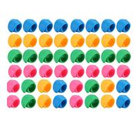 ANKROYU Silicone Spool Huggers Bobbin Holders Organizer 48PCS Soft Durable Reusable Tread Savers pour la couleurs des machines de broderie à coudre comme indiqué