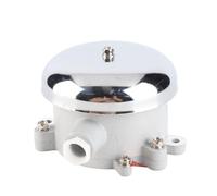 ANKROYU Sonnette d'alarme Incendie à Son Fort, Cloche d'alarme électrique antidéflagrante, Multifonction pour évacuation d'urgence, Construction en Alliage d'aluminium, 125 mm, ind (24V)