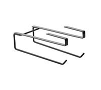 ANKROYU sous d'armoire en Papier Porte-Serviette Double Support de Suspension en métal en métal de Cuisine en Papier Serviette de Serviette d'organisateur de Fer 11.3x6.7x26,7 cm 270g