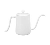 ANKROYU Spout Coffee Pot Professional Stainless Steel Gooseneck Kettle 600ml Capacity Precise Pouring for Home Office Camping Dishwasher Safe (Blanc)