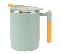 ANKROYU Stainless Steel Insulated Coffee Mug With Handle Elegant Design 450ml Capacity Proof Durable For Home Office School 304 Stainless Steel (Vert)