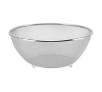 ANKROYU Stainless Steel Strainer Colander 24CM Diameter Multi Purpose Rice Cleaner Salad Bowl with 2mm Microporous Filter for Kitchen Cooking Washing Vegetables Fruits Dishwasher S (Écran de maillage)