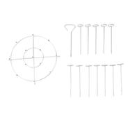 ANKROYU Support à brochettes en acier inoxydable, vertical, polyvalent, gain de place, accessoire de gril Kabob pour la cuisson au barbecue, en acier inoxydable 304, 14 ou 17 pièce (JE VAIS)