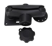 ANKROYU Support antivol à Double Boule de 1,5 Pouces en Alliage d'aluminium de qualité Marine Robuste, Bras à Double Douille, Support pour détecteur de Poisson pour Boule de Taille