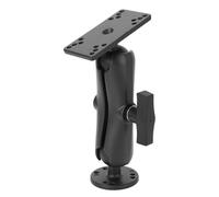 ANKROYU Support de détecteur de Poisson à Bras Court, Support électronique Marin en Alliage d'aluminium Durable pour Helix 7 5 DI SI GPS Sonar XD système de Navigation de pêche en