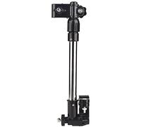 ANKROYU Support de Parapluie pour vélo, Tige télescopique réglable en Acier Inoxydable de qualité supérieure, Pince de Guidon rotative pour vélo, Poussette, Fauteuil Roulant, Noir,