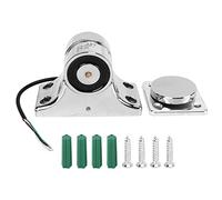 ANKROYU Support de porte électromagnétique résistant au feu, puissance d'aspiration de 55 kg, butée de porte automatique en alliage de zinc pour bâtiments commerciaux et maisons, s