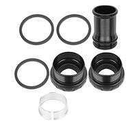 ANKROYU Support inférieur en céramique pour pédalier de vélo de montagne, roulement creux en alliage d'aluminium haute performance pour mise à niveau de vélo FSA, rotation douce et (Noire)