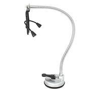 ANKROYU Support Réglable pour Sèche-Cheveux, Support Mural Rotatif à 360 Degrés pour Sèche-Cheveux, Support Mains Libres en Acier Inoxydable avec Ventouse, Porte-Sèche-Cheveux Amovible