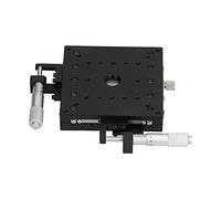 ANKROYU Table coulissante micrométrique Professionnelle de Haute précision 100 x 100 mm avec Guide à Rouleaux croisés pour Instruments optiques et équipements de Laboratoire